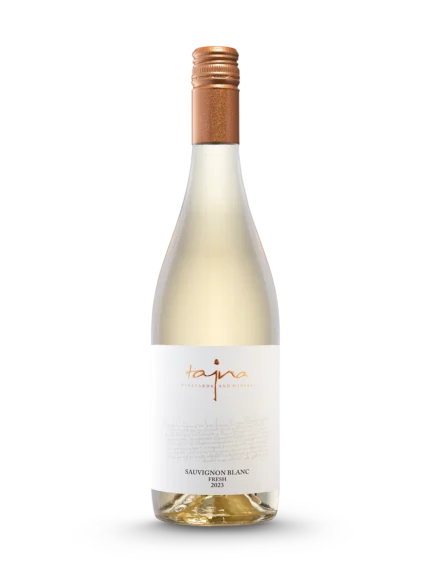 Sauvignon Blanc FRESH 2023, suché víno z ekologických vinohradov, prémiové víno, vinárstvo TAJNA