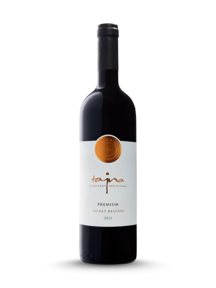 Cuvée Secret Reserva 2021, prémiové červené víno z ekologických vinohradov TAJNA