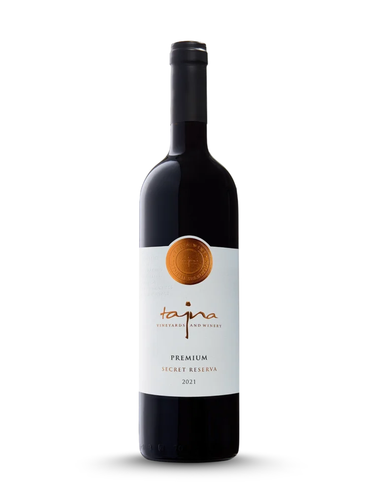 Cuvée Secret Reserva 2021, prémiové červené víno z ekologických vinohradov TAJNA