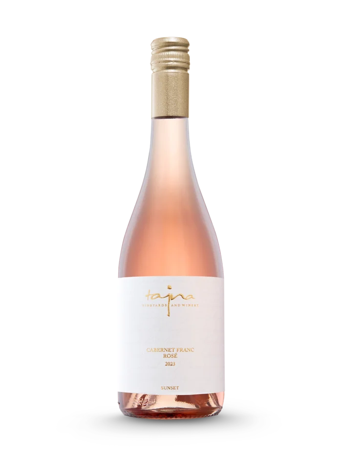 Víno Cabernet Franc Rosé SUNSET 2023 z ekologického vinohradu