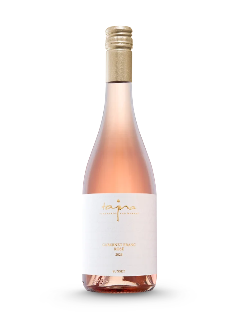 Víno Cabernet Franc Rosé SUNSET 2023 z ekologického vinohradu