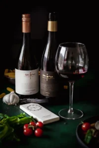 vino, cokolada a varenie