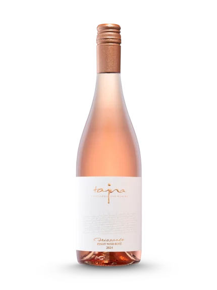 Pinot Noir Rosé Frizzante 2024, TAJNA, víno z ekologických vinohradov