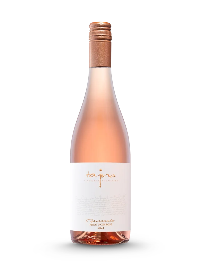 Pinot Noir Rosé Frizzante 2024, TAJNA, víno z ekologických vinohradov