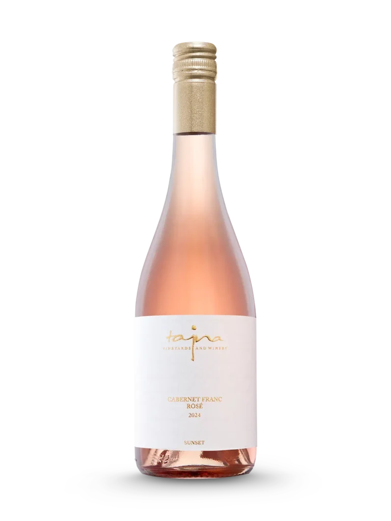 Víno Cabernet Franc Rosé SUNSET 2024 z ekologického vinohradu