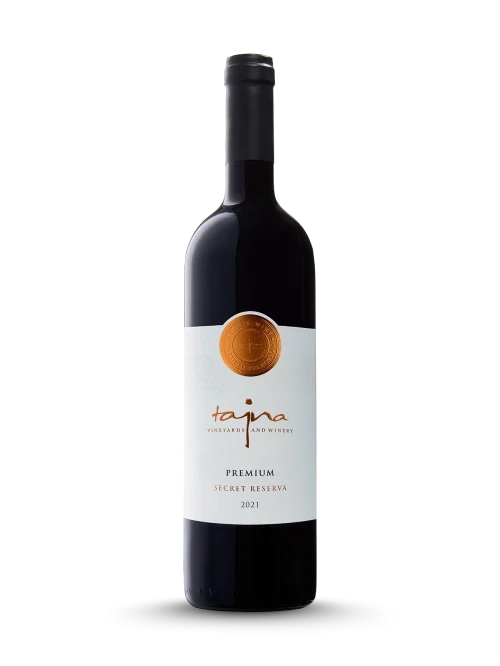 Cuvée Secret Reserva 2021, prémiové červené víno z ekologických vinohradov TAJNA